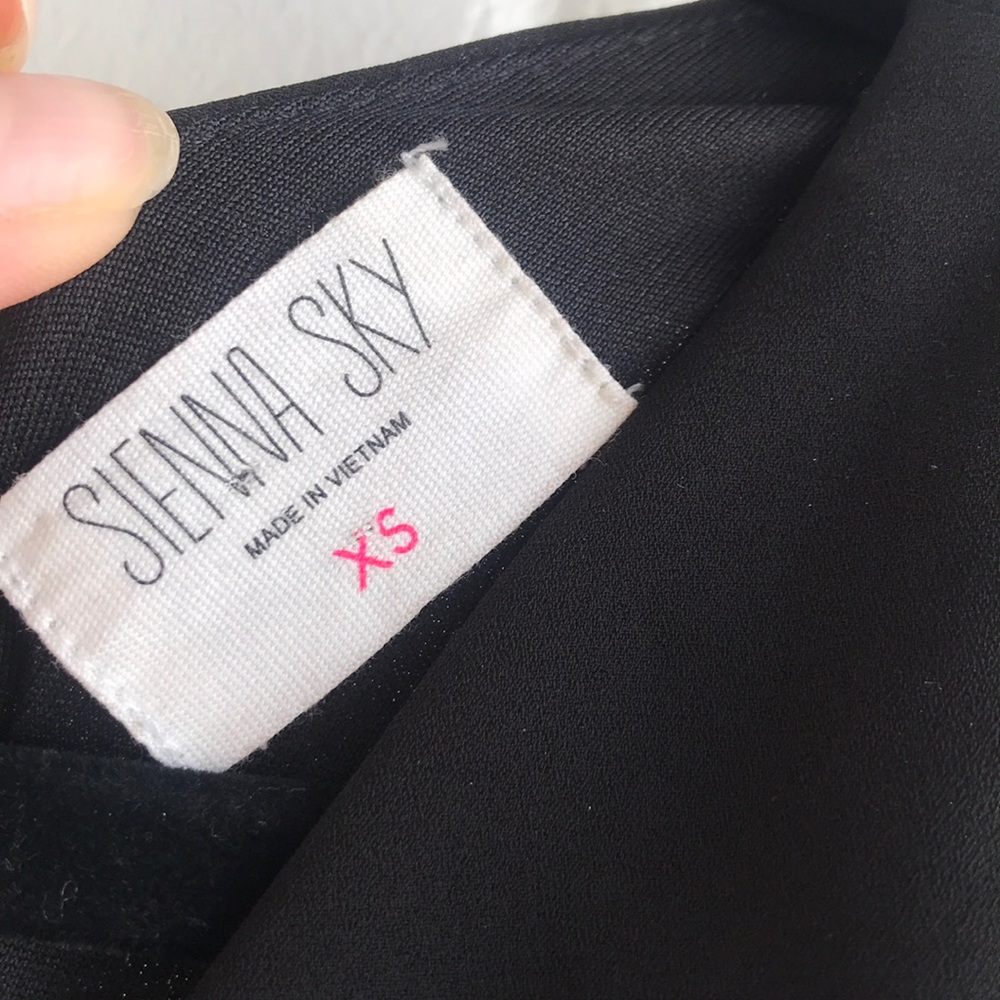 SOLD Sienna jumpsuit long black tie NEW summer evening - Picture 6 of 8